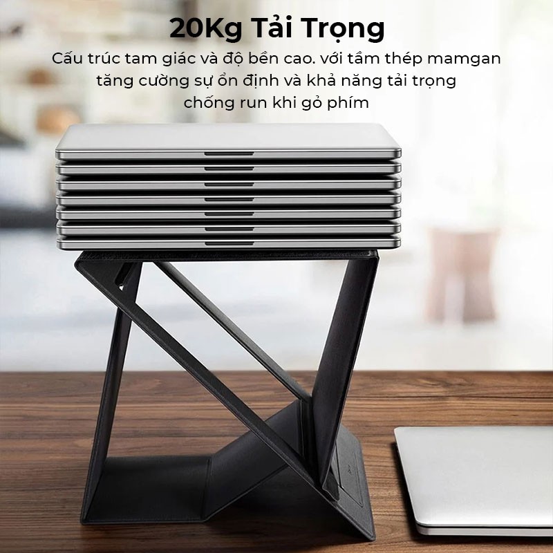 Giá Đỡ Macbook Baseus Ultra High Folding Laptop Stand Xếp Gọn Đa Dung Thay Đổi Nhiều Góc Độ, Hỗ Trợ Làm Việc Đứng