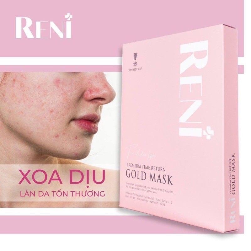 Mặt nạ tinh chất vàng cao cấp Reni Premium Time Return Gold Mask - 28g