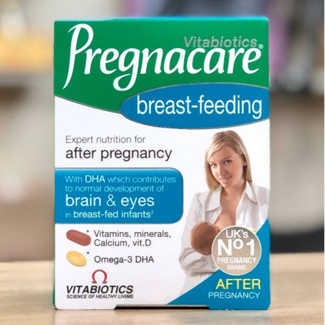 Vitamin tổng hợp Pregnacare Breastfeeding, Anh (84 viên) giúp lợi sữa và tăng cường đề kháng cho mẹ cho con bú sau sinh