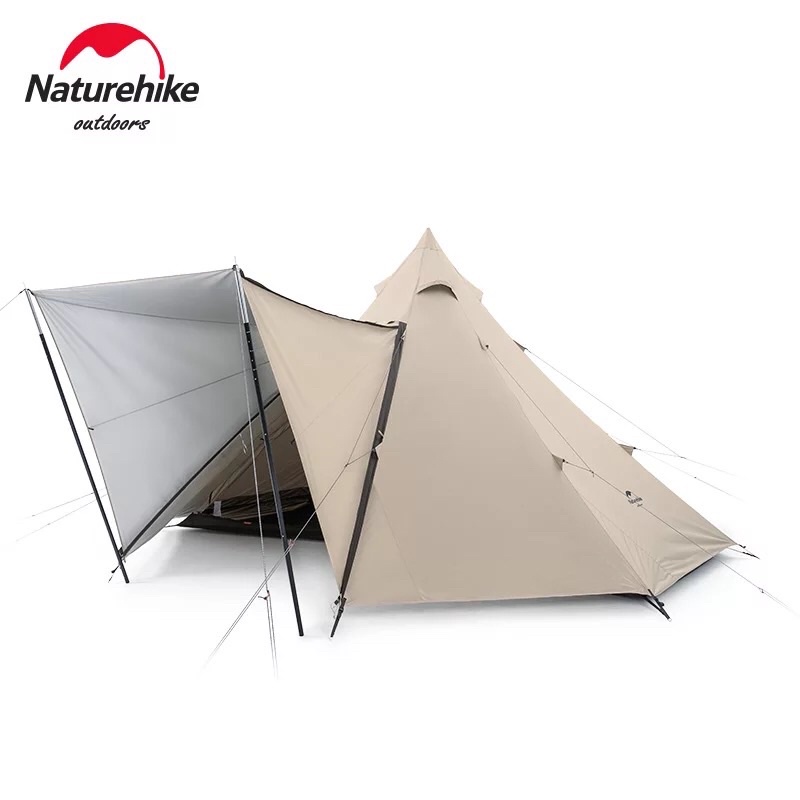 Lều kim tự tháp 5-8 người  với ống khói Naturehike NH20ZP014
