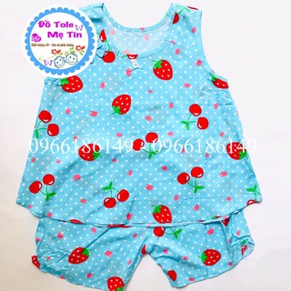 Đồ tôn sát nách size 8 dễ thương cho bé gái