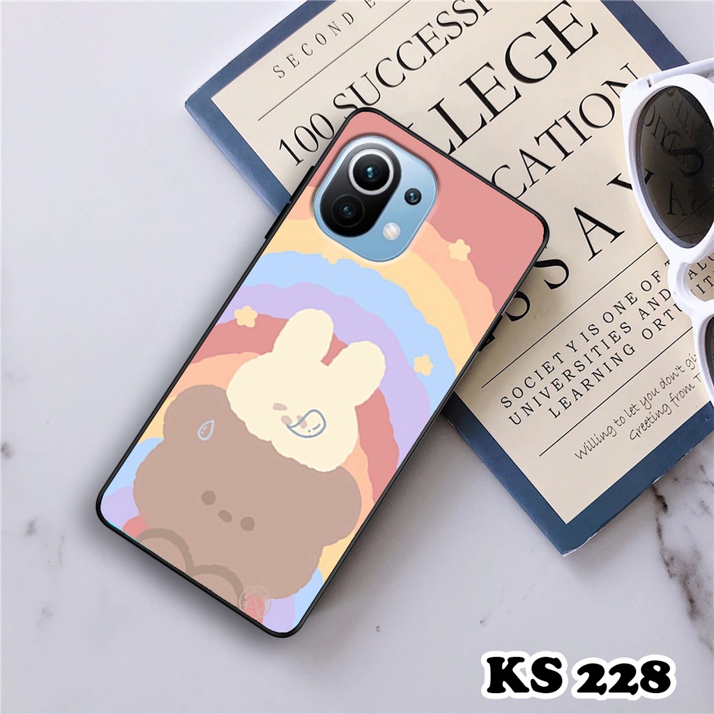 Ốp lưng Xiaomi Mi 11 Lite - Mi 11 Lite 5G - Mi 11 Lite 5G NE - Ốp in hình gấu bear ngộ nghĩnh