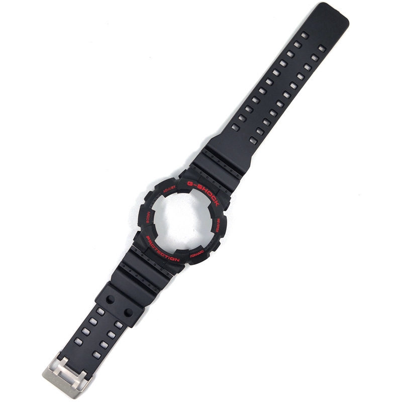 YIFILM Dây Đeo Cao Su Silicone Chống Nước Cho Đồng Hồ Casio GA100 GA-110 GD120 Ốp