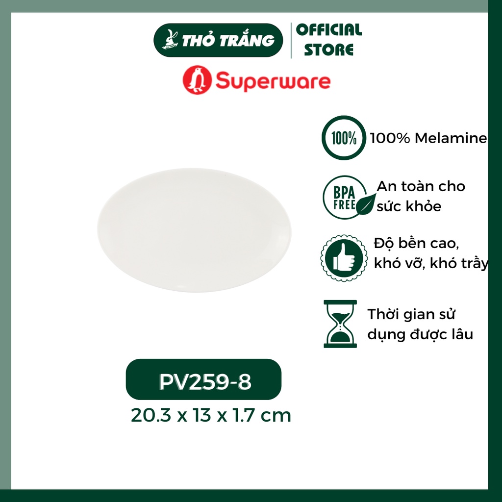 Dĩa nhựa xoài nhọn giả sứ cao cấp- Porceline