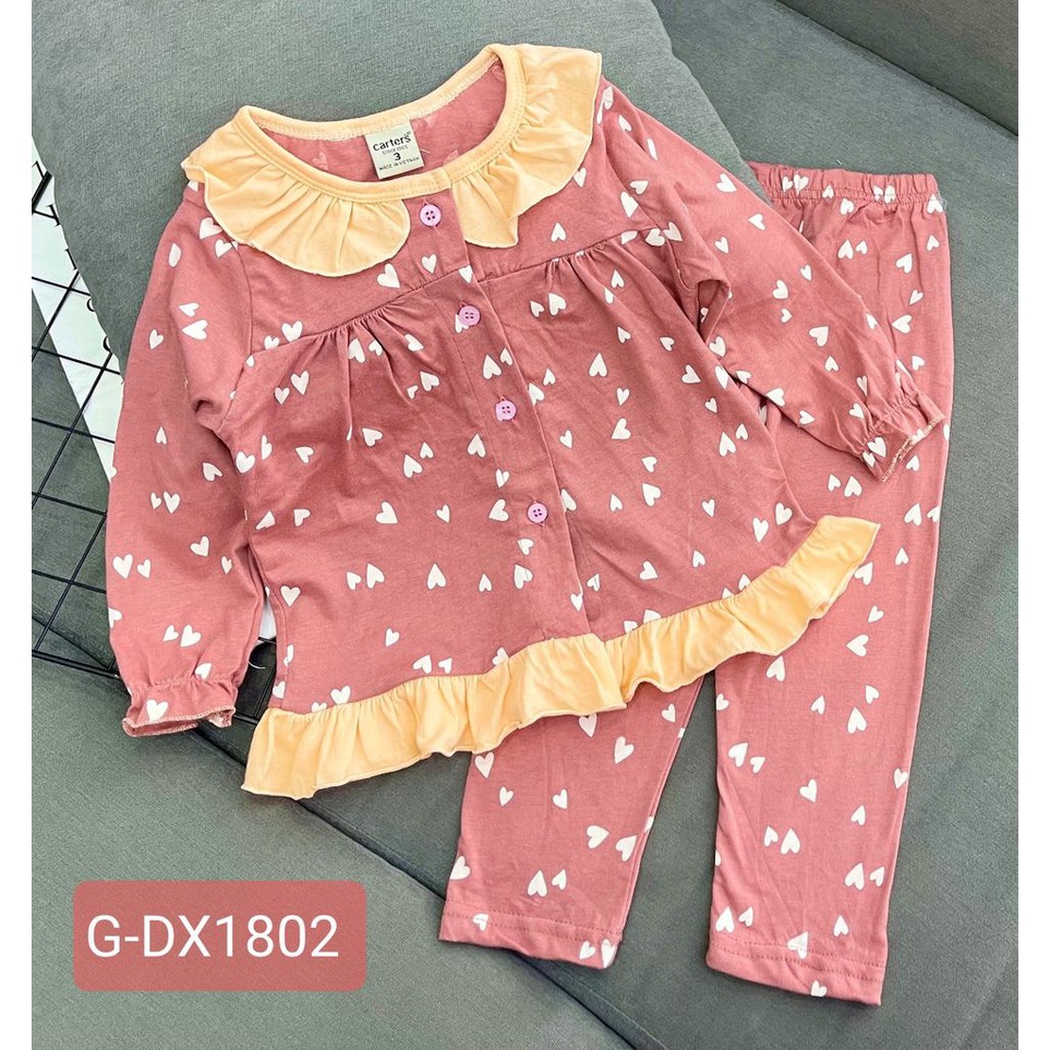 Pijama bánh bèo họa tiết