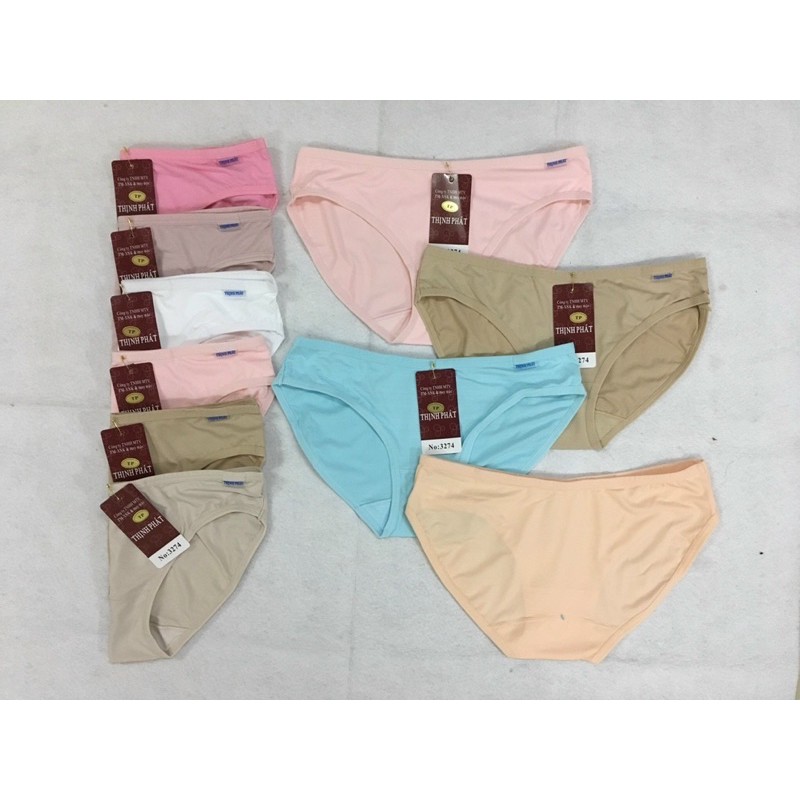 10 Quần lót nữ (3274) HL hiệu Thịnh Phát. Thun lạnh.