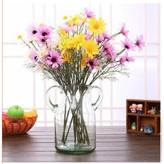 Hoa giả/Hoa lụa - Cành hoa cúc họa mi decor trang trí cửa hàng, nhà cửa, sự kiện, phụ kiện chụp ảnh, sinh động, đẹp mắt.