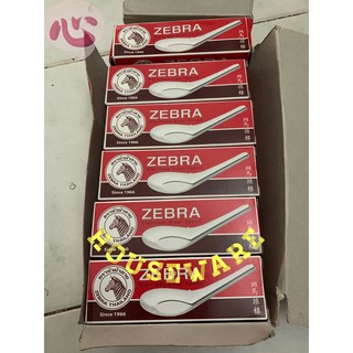 LỐ 12 MUỖNG INOX NGẮN ZEBRA ( THÁI LAN )