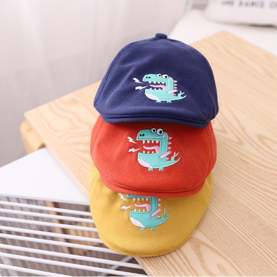 Nón beret in chữ phong cách hợp thời trang đáng yêu cho bé