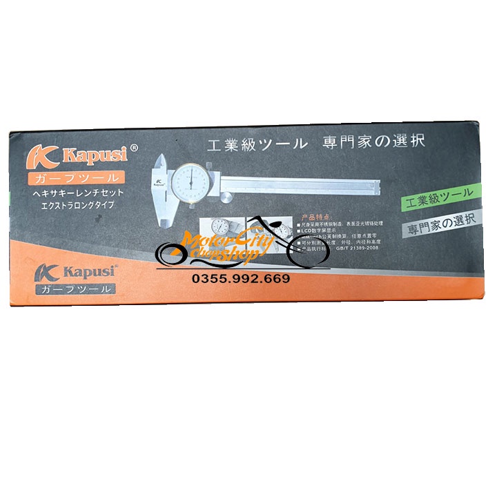 THƯỚC KẸP ĐỒNG HỒ CƠ CAO CẤP KAPUSI JAPAN 150MM