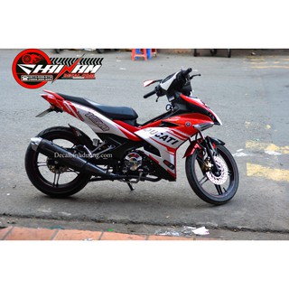 Tem Trùm Exciter 150 Đỏ Trắng Ducati