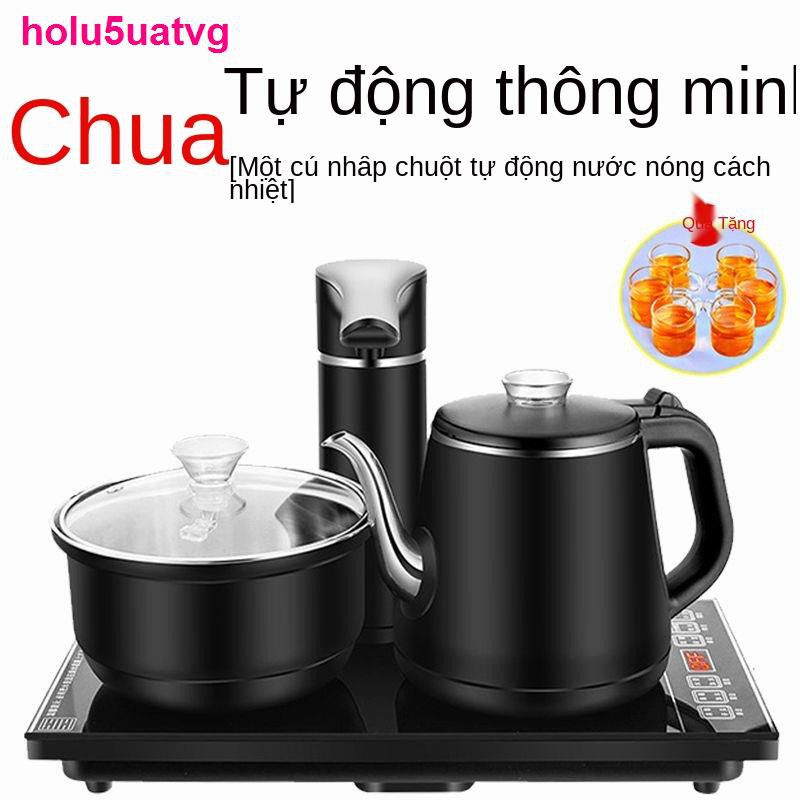 Ấm đun nước điện Sheung Shui tự động, chống bỏng và giữ nhiệt gia dụng, bộ pha trà bơm ngắt thông minh