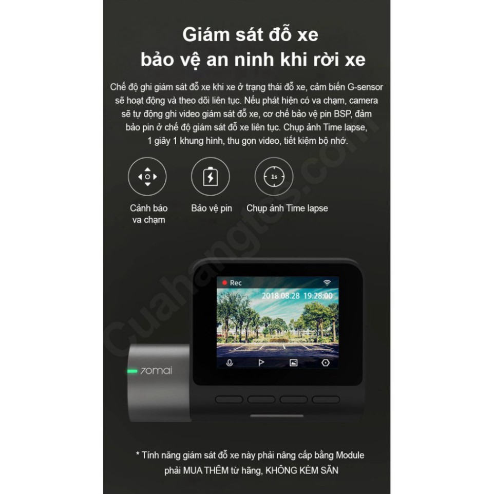 GIỜ SALE LỚN Camera hành trình Xiaomi 70mai Pro bản quốc tế chính hãng GIỜ SALE LỚN | BigBuy360 - bigbuy360.vn
