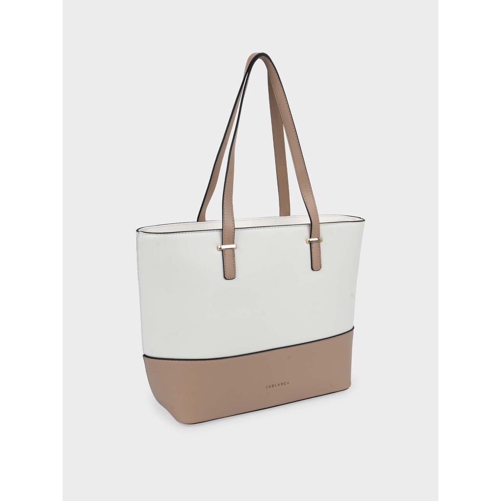 Túi Tote nữ phối 2 tone màu SABLANCA TO0059