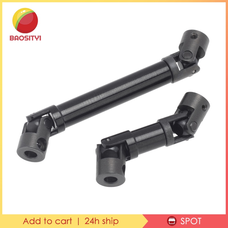 Bộ 2 Trục Truyền Động Trước / Sau Bằng Kim Loại Cho Mô Hình Xe Điều Khiển Từ Xa Axial SCX24 90081 1 / 24