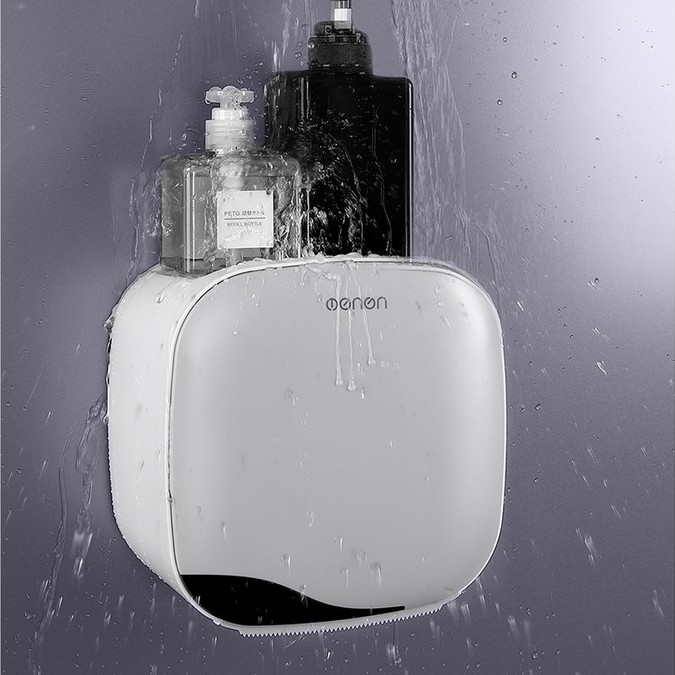 Hộp đựng giấy vệ sinh OENON, thiết bị nhà tắm dán tường cao cấp - Tặng Kèm Miếng Dán