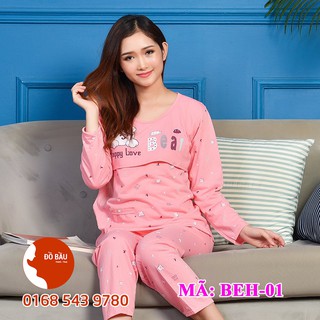 Bộ đồ bầu và sau sinh cho con bú (2 in 1) BEH-01