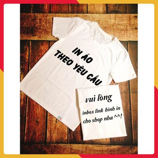 Áo phông in theo yêu cầu