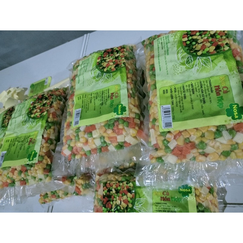Rau Củ Thập Cẩm 1kg ❤️GIÁ SỈ❤️rang cơm, salat…tiện lợi