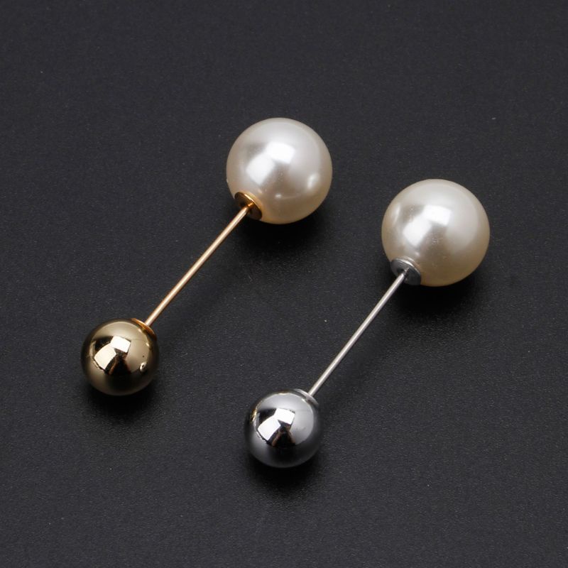 Set 5 Ghim Cài Áo Đính Ngọc Trai Nhân Tạo Trang Trí Khăn Choàng Cổ