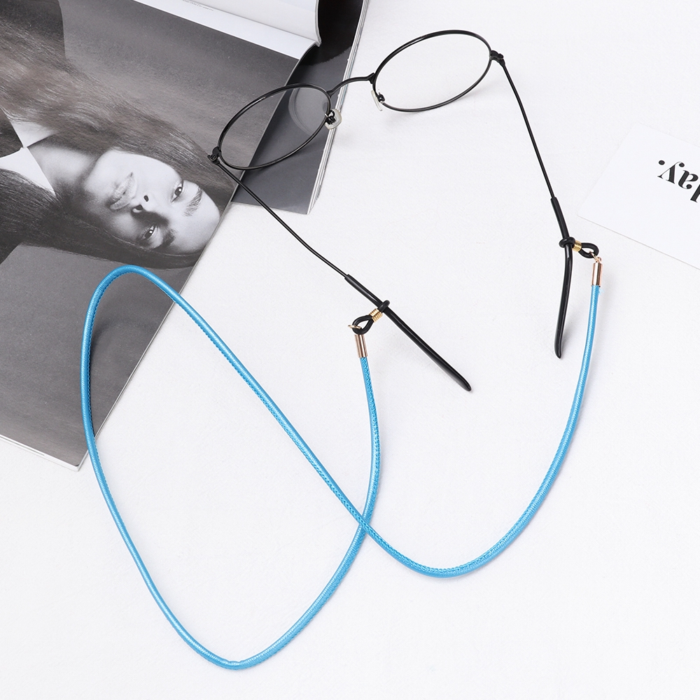 Dây đeo giữ kính mắt chống trượt bằng da thời trang unisex