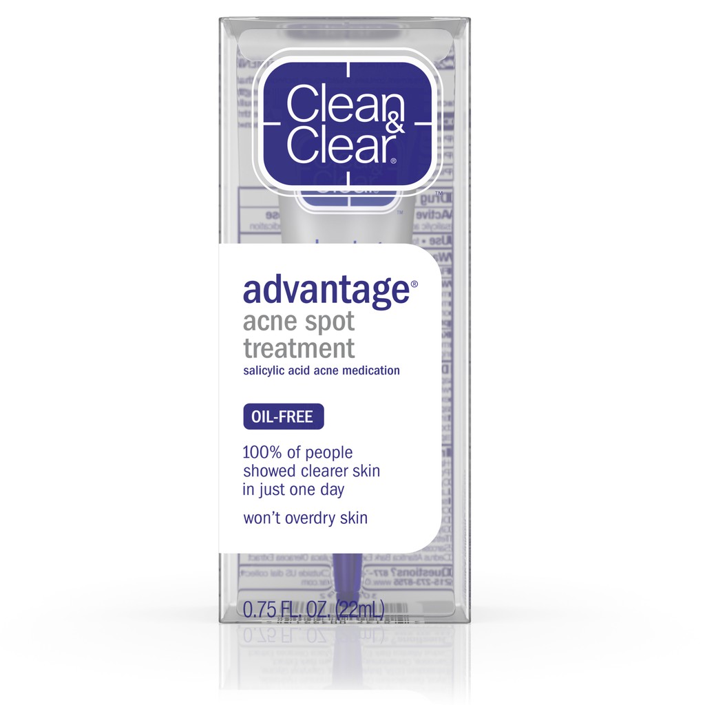 [ BHA 2% ] Gel giảm mụn Clean & Clear Advantage Advantage Acne Spot Treatment