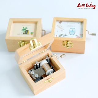 Hộp nhạc 8x7cm (có nhiều mẫu, cửa hàng sẽ gọi chốt trước khi ship đi)
