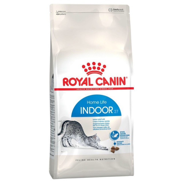 [Túi 2kg] ROYAL CANIN INDOOR - Thức ăn dành cho mèo trên 12 tháng sống trong nhà