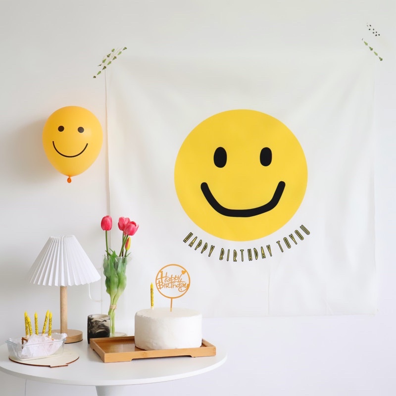 Phông Vải Chúc Mừng Sinh Nhật Dành Cho Em Bé Và Người Lớn - Yori Party