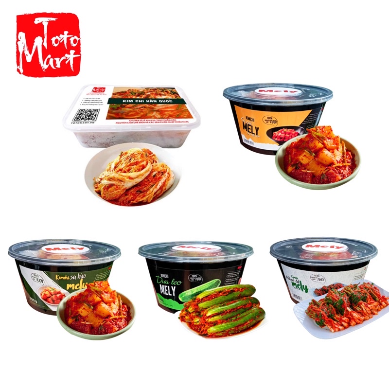 Kim chi Hàn Quốc các loại