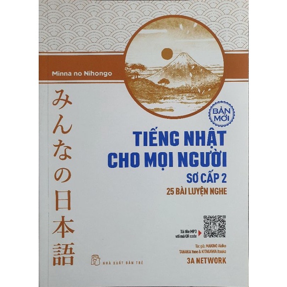 Sách Minna no Nihongo 25 Bài Nghe Hiểu Sơ Cấp Tập 2 Phiên Bản Mới