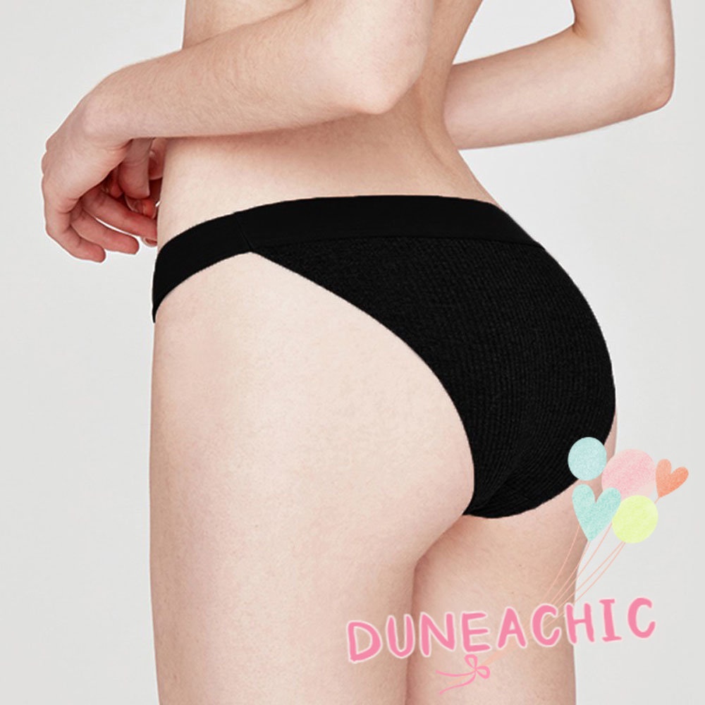 Quần lót cotton DUNEA không đường may màu sắc xinh xắn cho nữ