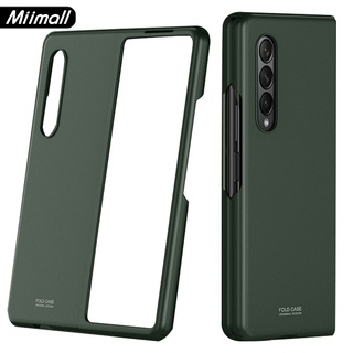 [giao hàng nhanh] Miimall ốp điện thoại Samsung Galaxy Z Fold 3 ốp lưng,PC cứng sang trọng mờ siêu mỏng nắp gập chống sốc cho Z Fold 3 5g phong cách tối giản vỏ