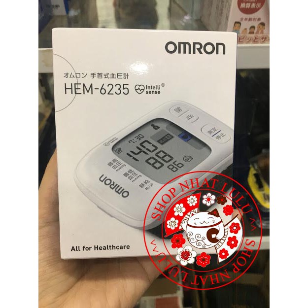 Máy đo huyết áp Omron HEM -6230 đo cổ tay Nhật bản nội địa
