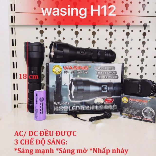 Đèn Pin Siêu Sáng WASING WFL-H12