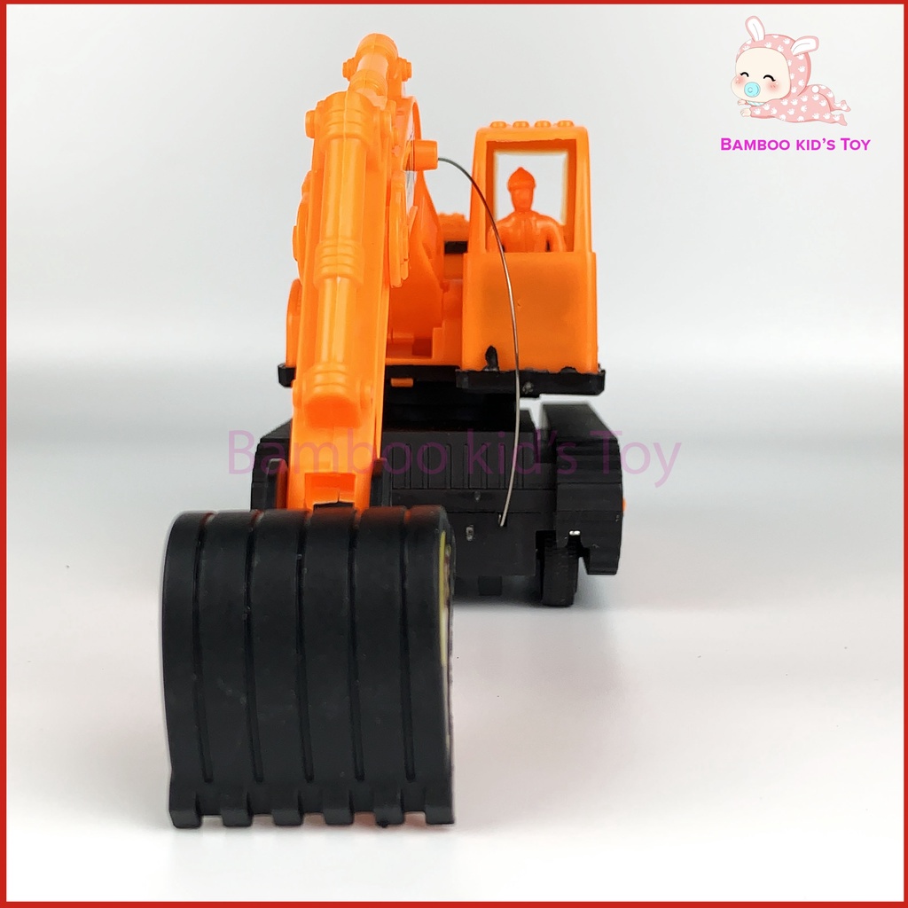 Máy xúc điều khiển từ xa mini, Máy xúc đồ chơi mini đồ chơi điều khiển từ xa cho trẻ em chạy pin AAA