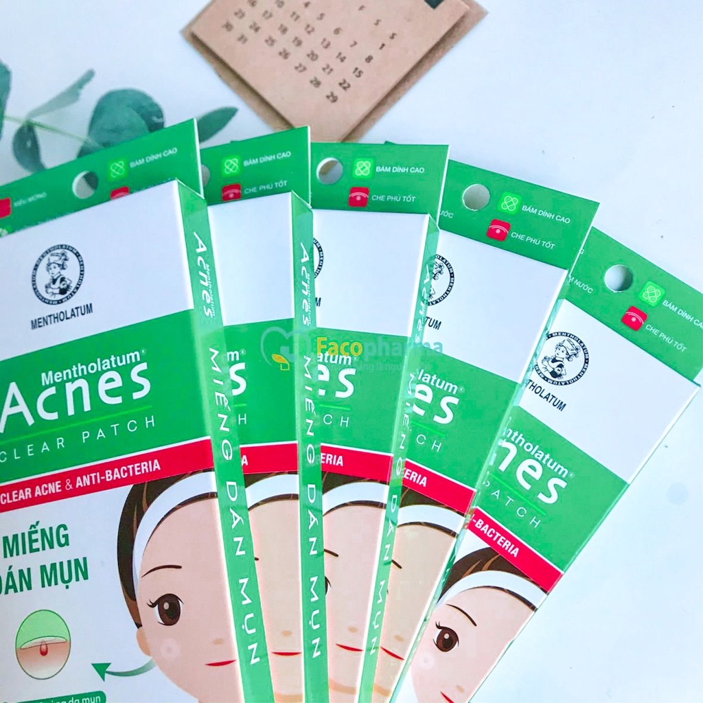 Miếng dán mụn Acnes Clear Patch 24 miếng giúp giảm mụn sưng viêm