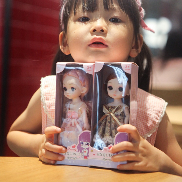 Set búp bê barbie 17cm có khớp xinh đẹp đáng yêu nhiều mẫu mã thích hợp làm quà tặng sinh nhật cho bé gái ANDATOY AD1033
