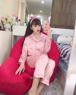Bộ lụa mặc nhà cao cấp