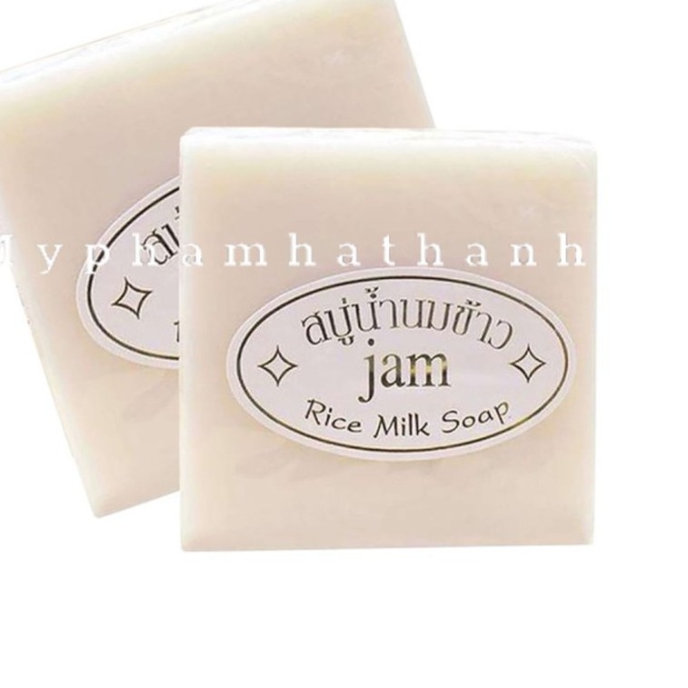 Xà Phòng Cám Gạo - Xà Phòng Trắng Da Thái Lan Jam Rice Milk Soap