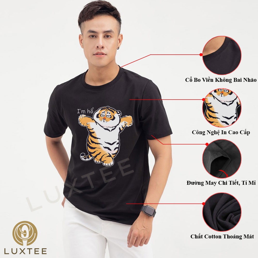 Áo Thun Tay Lỡ Con Hổ, Áo Phông Oversize In Hình Con Hổ Nam Nữ Tay Ngấn Nhiều Màu Đen, Trắng, Xám V5