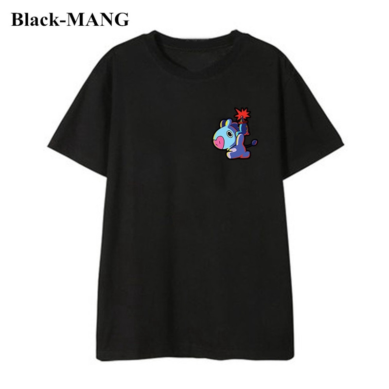 KPOP BT21 T- Shirt Korean version BTS Cartoon Leisure Shirt | BigBuy360 - bigbuy360.vn