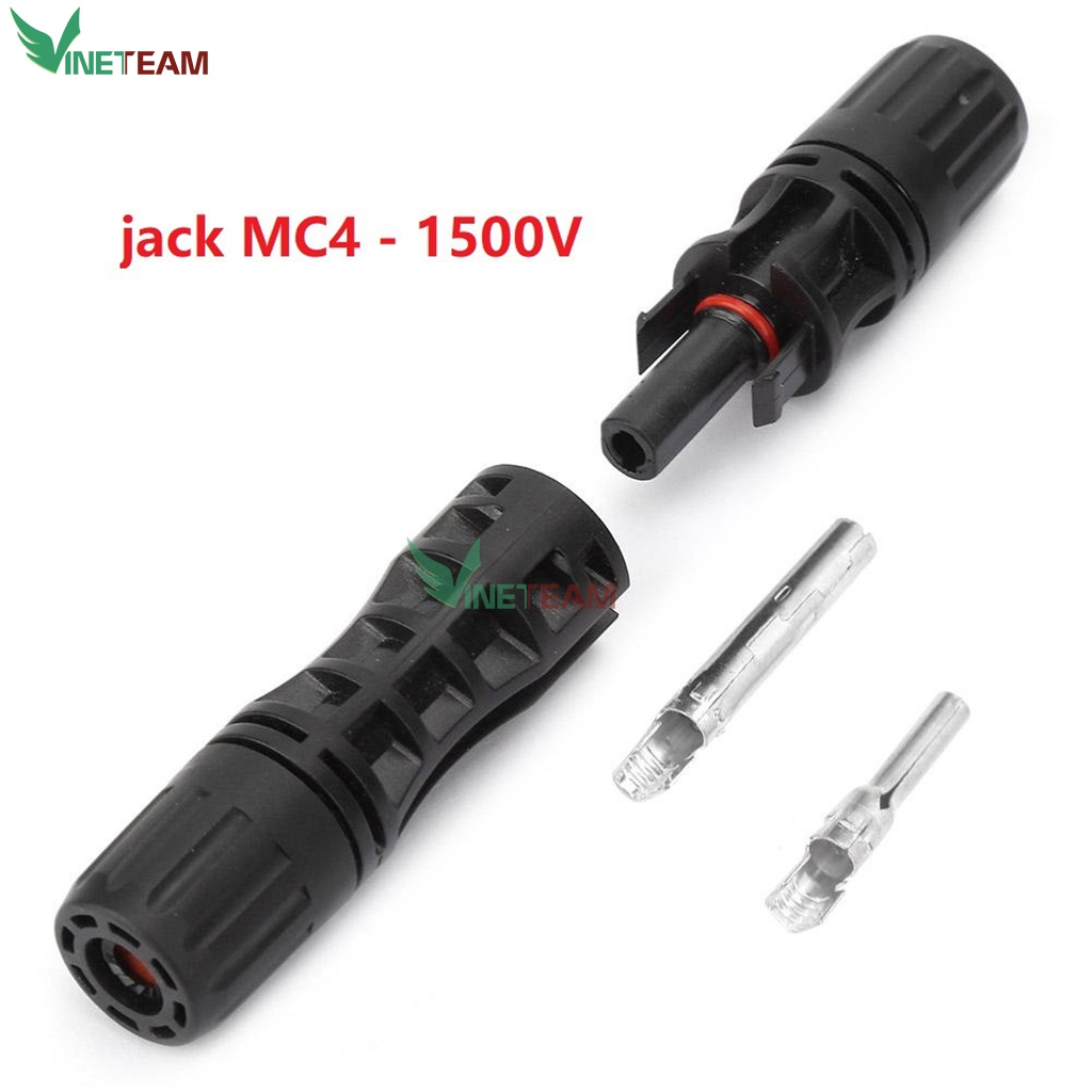 Jack kết nối MC4 1500V cút nối chuyên dụng cho cáp pin năng lượng mặt trời -dc4377