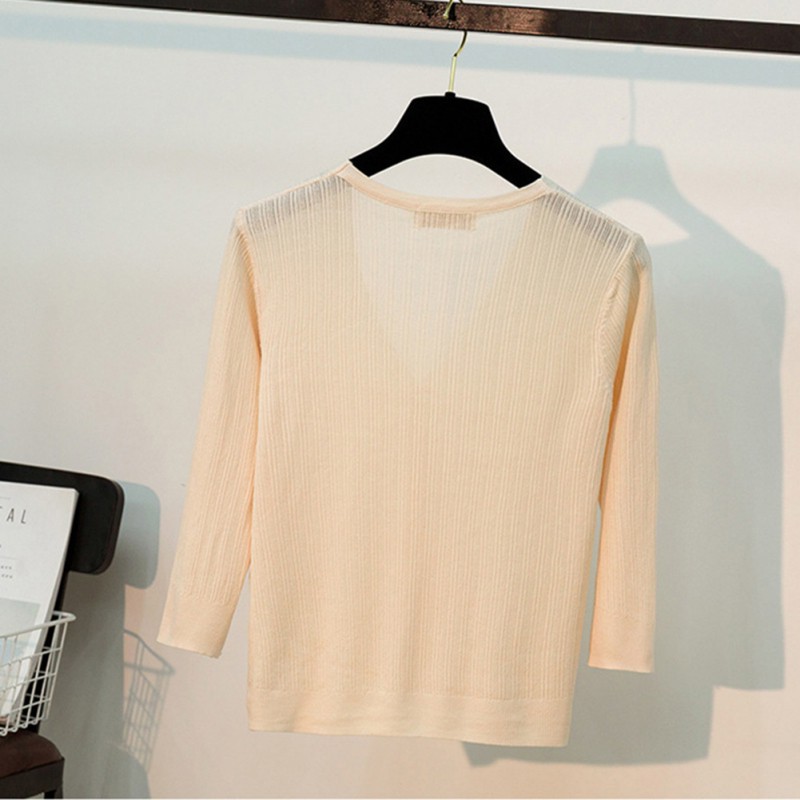 Áo khoác Cardigan dệt kim tay lỡ chống nắng | BigBuy360 - bigbuy360.vn