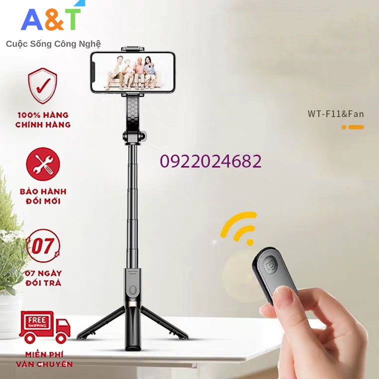 Gậy chống Rung Gimbal Stabilizer L08, Có 3 chân đỡ, Tặng kèm nút bấm BLT hàng cao cấp