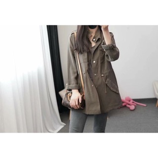 Áo Parka mỏng hàng xuất dư xịn Zara