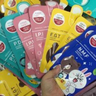 COMBO  20 mieng Đấp mặt nạ gấu thỏ vịt trắng da