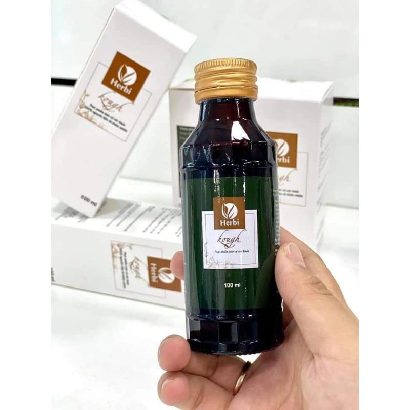 Siro ho thảo dược Herbi Kough hỗ trợ giảm ho cho bé