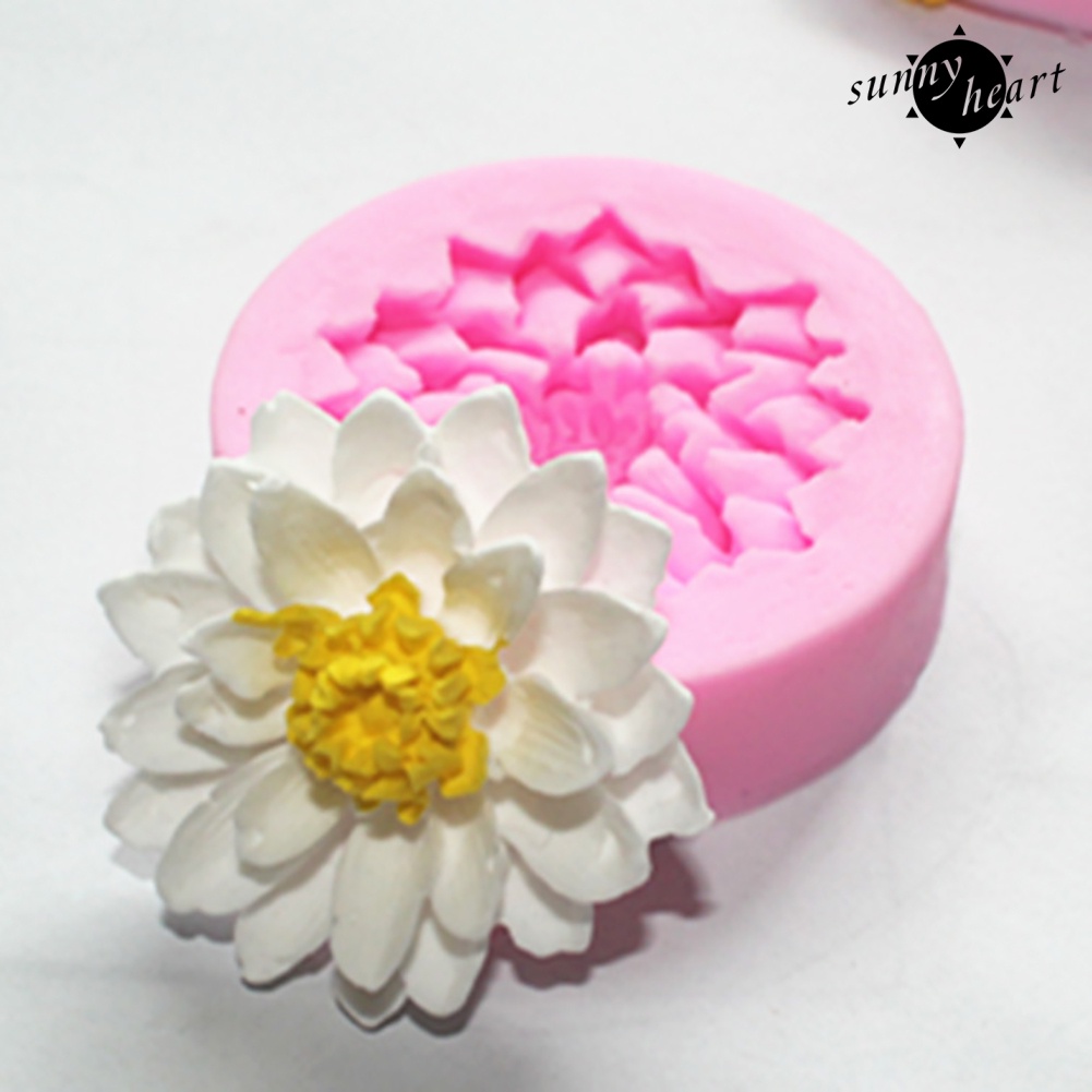 Khuôn Silicone Làm Bánh Hình Hoa Sen Độc Đáo