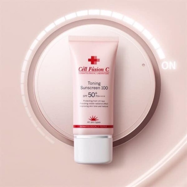 Kem chống nắng Cell Fusion hồng